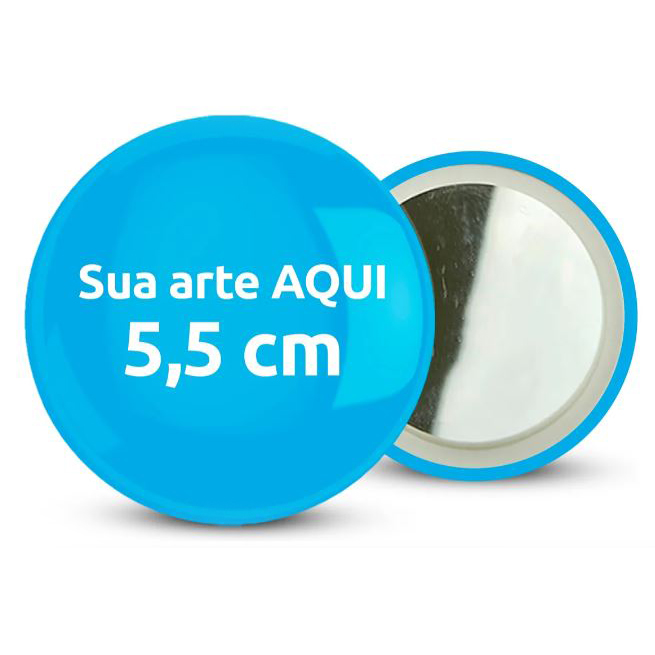 Botton com espelho 5,5cm